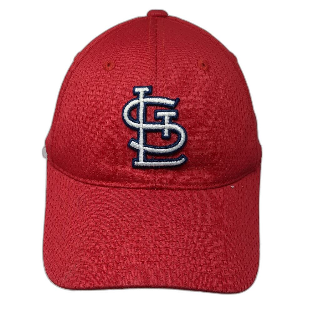 Team MLB St. Louis Cardinals Fitted Baseball Cap Hat Red L MLB